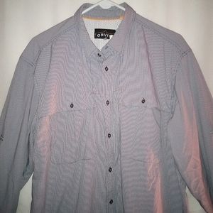 Men's ORVIS Long Sleeve Open Air Caster Ventilated Fishing Shirt. NWT. Size  L